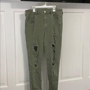 American eagle green jeans